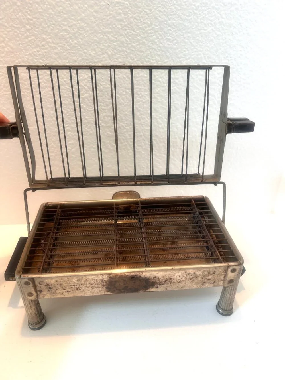 1920's Sunbeam Toaster - Works - Model B Electric Flip Toaster